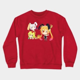 bunny dragons Crewneck Sweatshirt